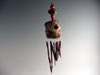 Obsidian with Driftwood & Hakea Pods.  10 1/2" Long from Top of Hanger & 3" Wide.